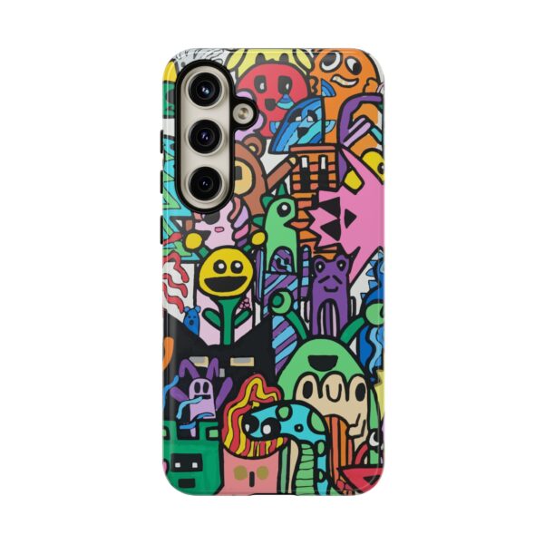 Colorful Phone Case with Fun Characters, Cute Phone Cover | Drawn by Margot - Image 54