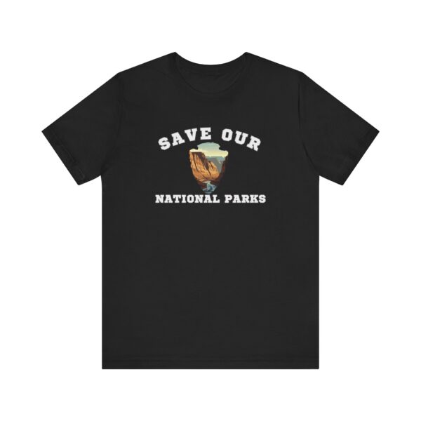 Protect Our National Parks Grand Canyon  Unisex Tee | Eco-Friendly Short Sleeve Shirt - Image 4