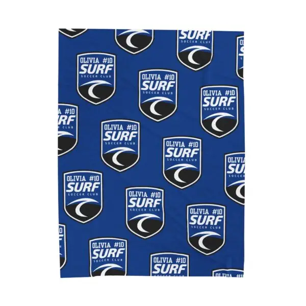 Velveteen Plush Blanket Surf2025  - Olivia - Image 9