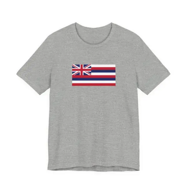 State Flag Tee | Unisex Jersey Short Sleeve T-Shirt  - Hawaii - Image 3