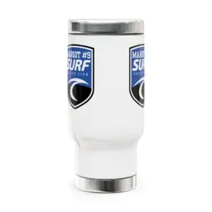 Stainless Steel Travel Mug, 14oz,  Surf2025  - Margot