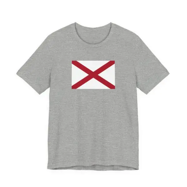 State Flag Tee | Unisex Jersey Short Sleeve T-Shirt  - Alabama - Image 3