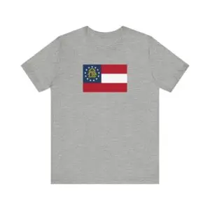 State Flag Tee | Unisex Jersey Short Sleeve T-Shirt  - US_Georgia