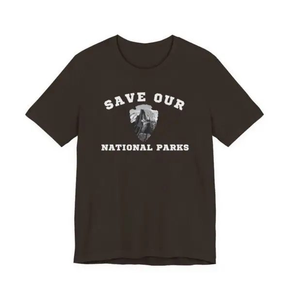 Protect Our National Parks | Yosemite | Half Dome |  Unisex Tee | Eco-Friendly Short Sleeve Shirt - Image 3