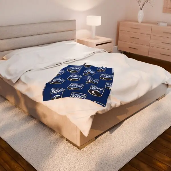 Velveteen Plush Blanket Surf2025  - Olivia - Image 4