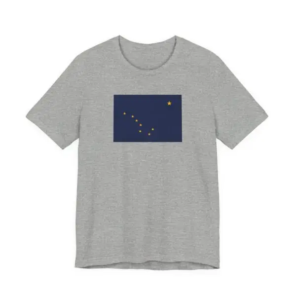 State Flag Tee | Unisex Jersey Short Sleeve T-Shirt  - Alaska - Image 3