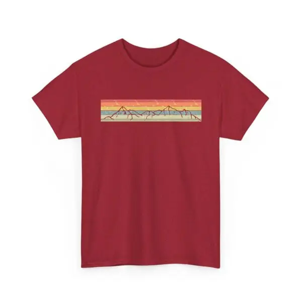 Mountains - Outdoors - Climbing - Unisex Heavy Cotton Tee - Image 4