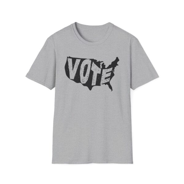 VOTE  - USA Outline - Unisex Softstyle T-Shirt