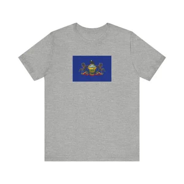State Flag Tee | Unisex Jersey Short Sleeve T-Shirt  - Pennsylvania