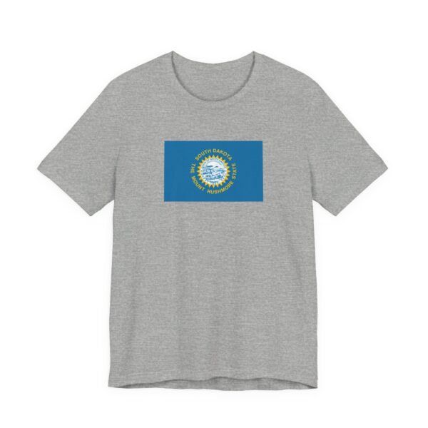 State Flag Tee | Unisex Jersey Short Sleeve T-Shirt  - South_Dakota - Image 3