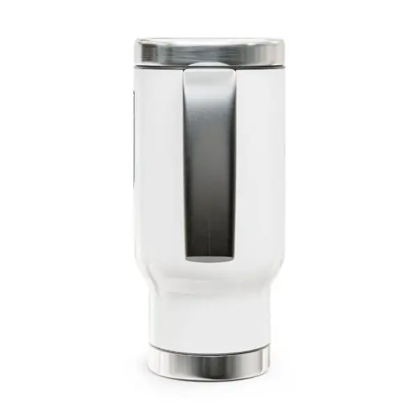 Stainless Steel Travel Mug, 14oz,  Surf2025  - Story - Image 3
