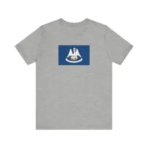 State Flag Tee | Unisex Jersey Short Sleeve T-Shirt  - Louisiana