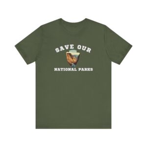 Protect Our National Parks Grand Canyon  Unisex Tee | Eco-Friendly Short Sleeve Shirt