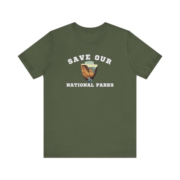 Protect Our National Parks Grand Canyon  Unisex Tee | Eco-Friendly Short Sleeve Shirt