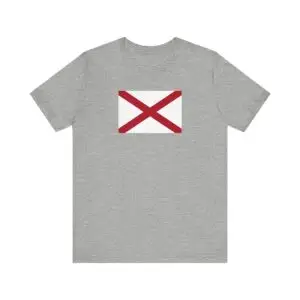 State Flag Tee | Unisex Jersey Short Sleeve T-Shirt  - Alabama