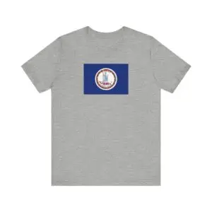 State Flag Tee | Unisex Jersey Short Sleeve T-Shirt  - Virginia