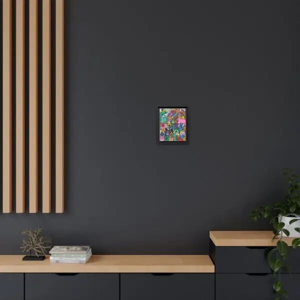 Colorful Framed Canvas Art - Whimsical Character Illustration Drawn by Margot and Printed on Canvas - Image 28