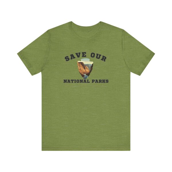 Protect Our National Parks Grand Canyon  Unisex Tee | Eco-Friendly Short Sleeve Shirt - Image 6