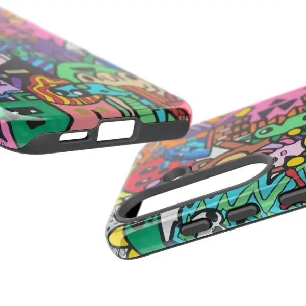 Colorful Phone Case with Fun Characters, Cute Phone Cover | Drawn by Margot - Image 97