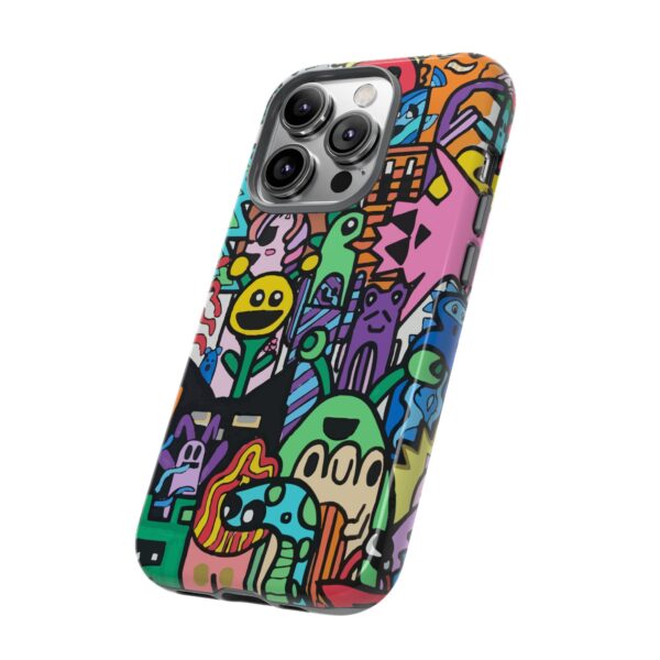 Colorful Phone Case with Fun Characters, Cute Phone Cover | Drawn by Margot - Image 27