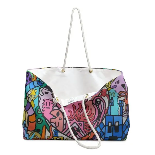 Color Monster -Themed Weekender Bag | Drawn by Margot and Printed Here - Image 3