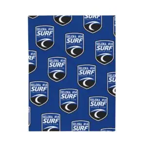 Velveteen Plush Blanket Surf2025  - Selena