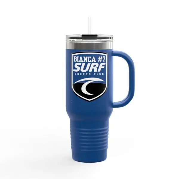 Insulated Travel Mug, 40oz - Surf2025 - Bianca - Image 2