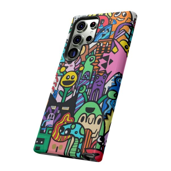 Colorful Phone Case with Fun Characters, Cute Phone Cover | Drawn by Margot - Image 146