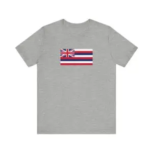 State Flag Tee | Unisex Jersey Short Sleeve T-Shirt  - Hawaii