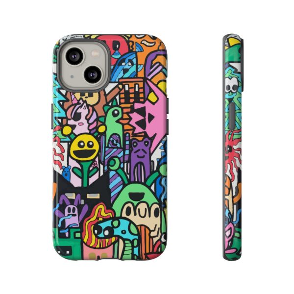 Colorful Phone Case with Fun Characters, Cute Phone Cover | Drawn by Margot - Image 22