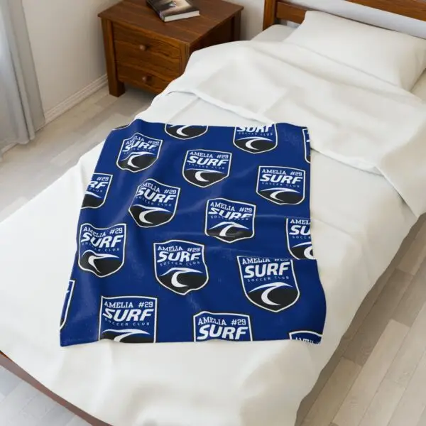 Velveteen Plush Blanket Surf2025  - Amelia - Image 3