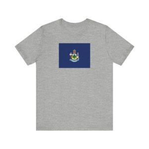 State Flag Tee | Unisex Jersey Short Sleeve T-Shirt  - Maine