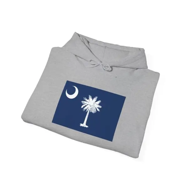 State Flag Graphic Hoodie, Cozy Casual Sweatshirt, Unisex Gift, Fall Fashion, Vintage Look - South_Carolina - Image 4