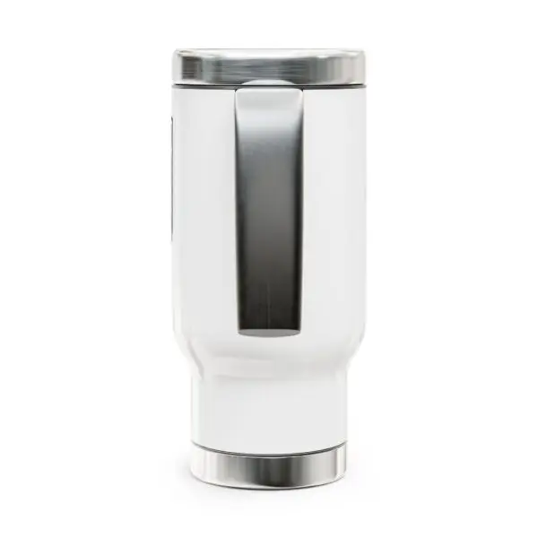 Stainless Steel Travel Mug, 14oz,  Surf2025  - Cassie - Image 3