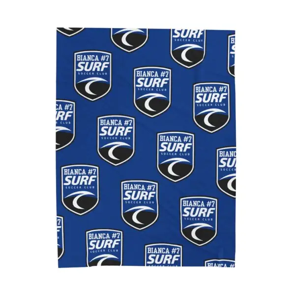 Velveteen Plush Blanket Surf2025  - Bianca - Image 9