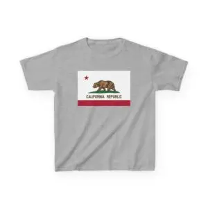 State Flag  Kids Tee, Comfortable Cotton Youth Shirt