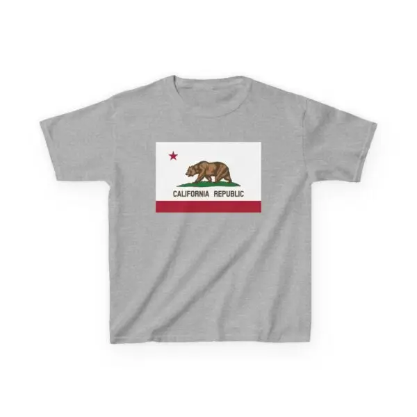 State Flag  Kids Tee, Comfortable Cotton Youth Shirt