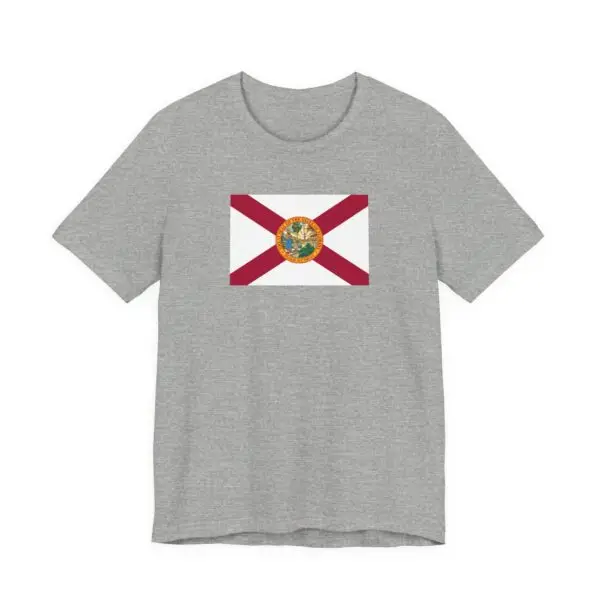State Flag Tee | Unisex Jersey Short Sleeve T-Shirt  - Florida - Image 3