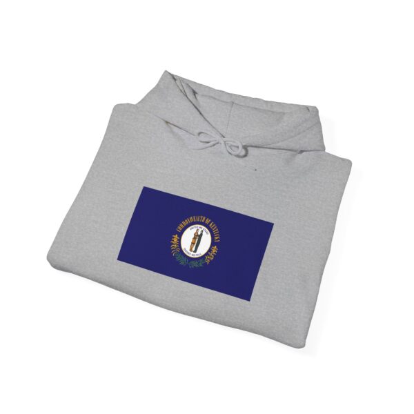 State Flag Graphic Hoodie, Cozy Casual Sweatshirt, Unisex Gift, Fall Fashion, Vintage Look - Kentucky - Image 4