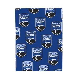 Velveteen Plush Blanket Surf2025  - Bianca