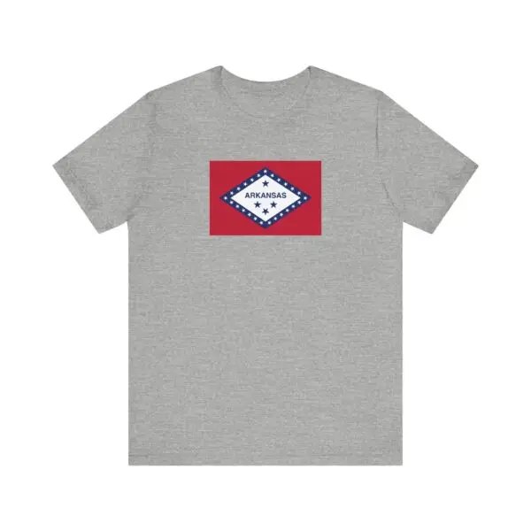 State Flag Tee | Unisex Jersey Short Sleeve T-Shirt  - Arkansas