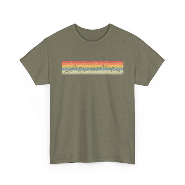 Mountains - Outdoors - Climbing - Unisex Heavy Cotton Tee - Image 2