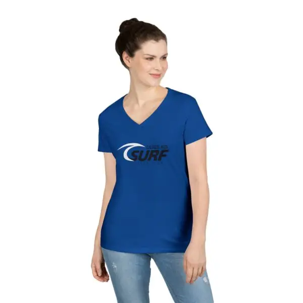 V-Neck Fitted Tee - Cassie V2 - Image 3