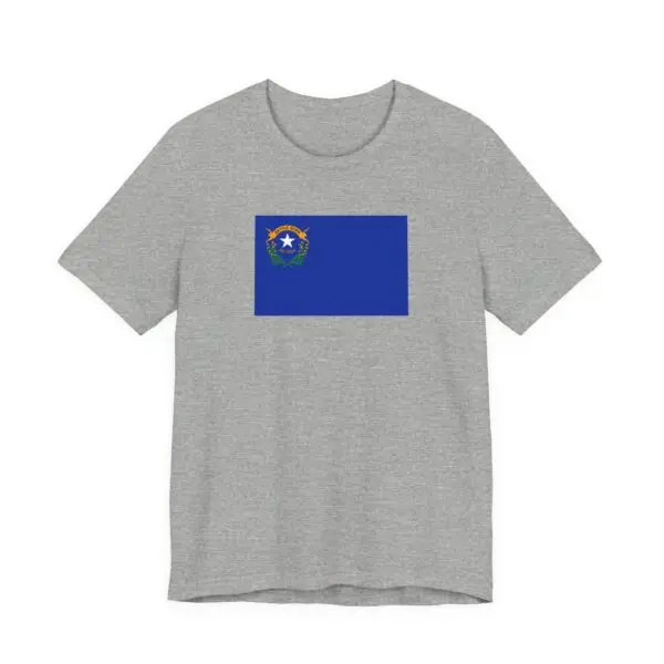 State Flag Tee | Unisex Jersey Short Sleeve T-Shirt  - Nevada - Image 3