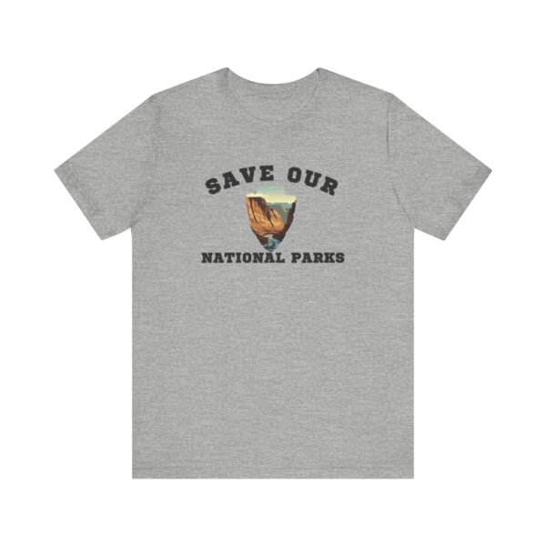 Protect Our National Parks Grand Canyon  Unisex Tee | Eco-Friendly Short Sleeve Shirt - Image 9