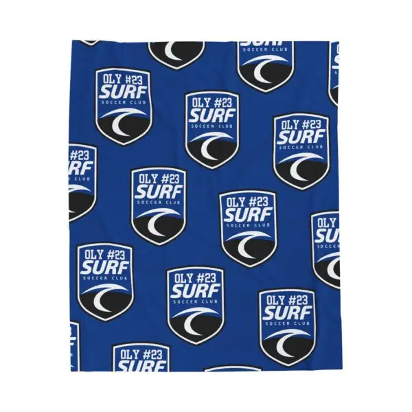 Velveteen Plush Blanket Surf2025  - Oly - Image 5