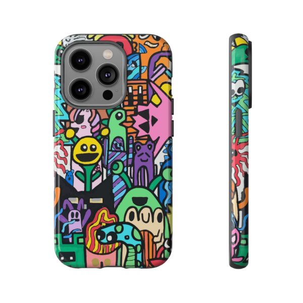 Colorful Phone Case with Fun Characters, Cute Phone Cover | Drawn by Margot - Image 26