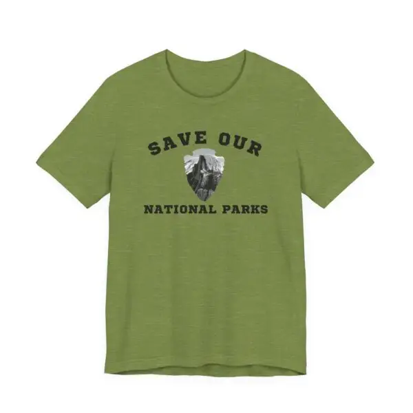 Protect Our National Parks | Yosemite | Half Dome |  Unisex Tee | Eco-Friendly Short Sleeve Shirt - Image 6