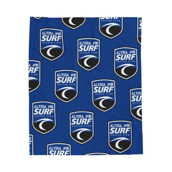 Velveteen Plush Blanket Surf2025  - Alyssa - Image 5