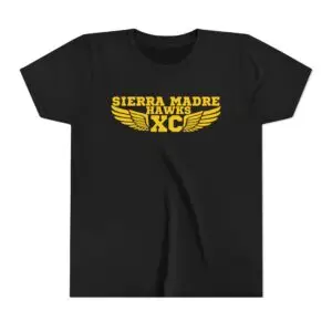Sierra Madre Hawks Youth Tee - Sporty Cotton Shirt for Kids SMMS-XC